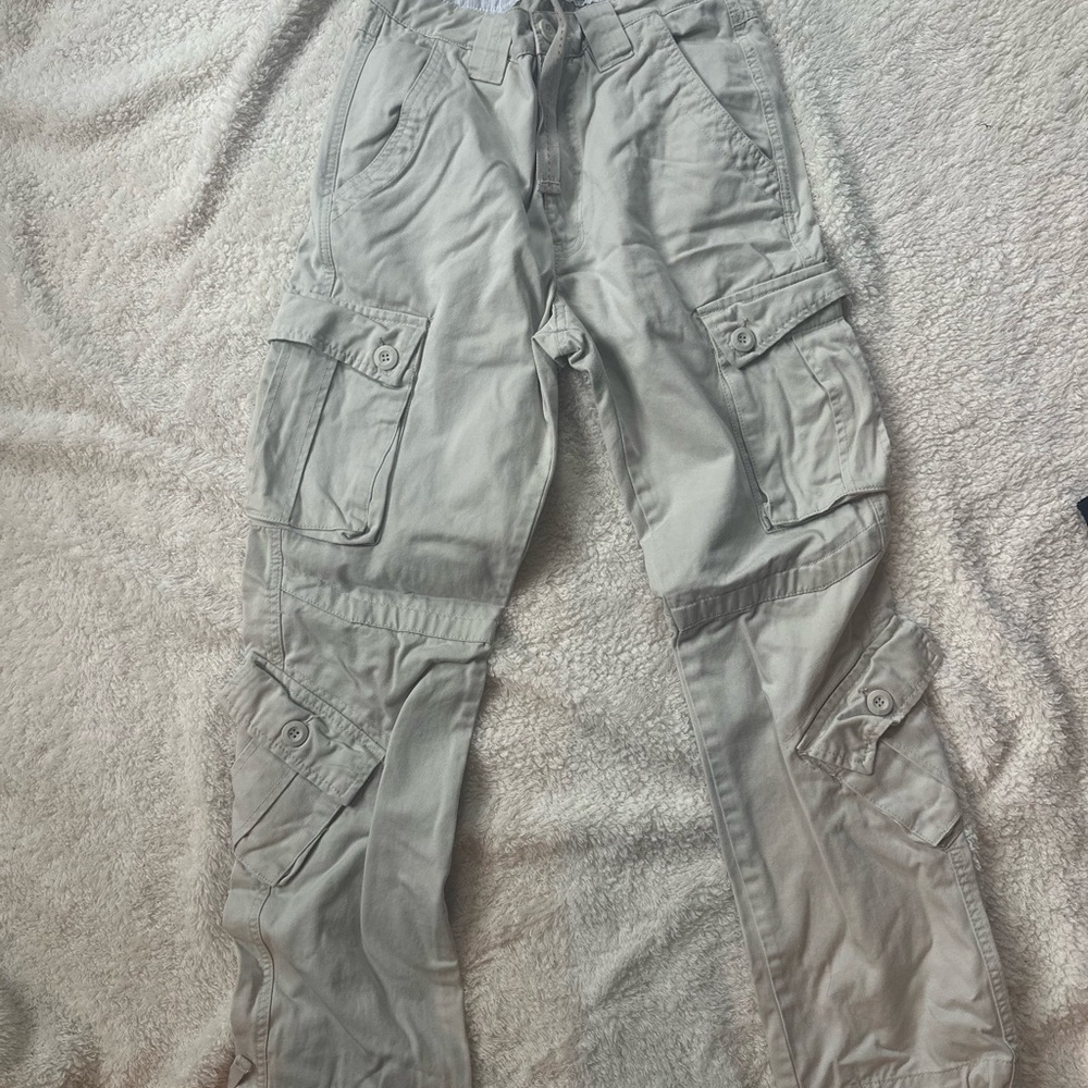 Unisex Tan Cargo Pants